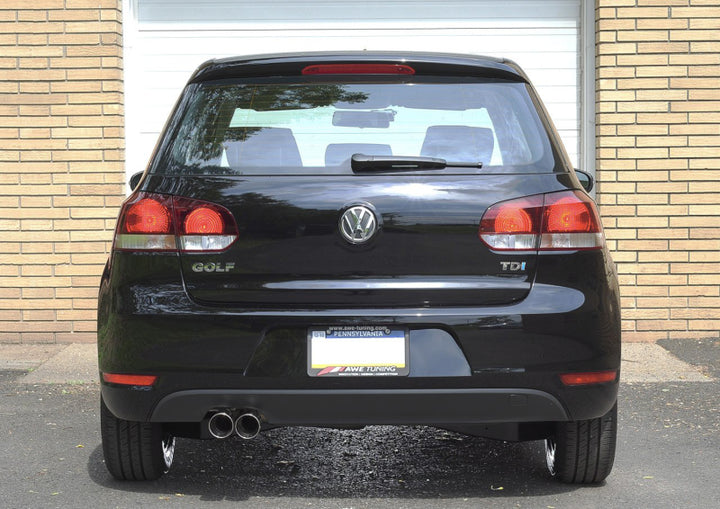 AWE Tuning 2.5L Golf/Rabbit Catback Performance Exhaust - Bull Strap