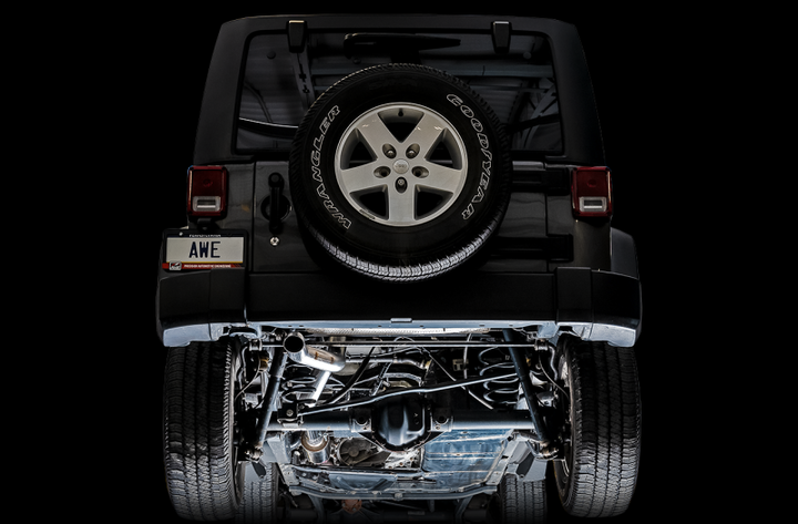 AWE Tuning 20-21 Jeep Gladiator JT 3.6L Trail Edition Cat-Back Exhaust - Bull Strap