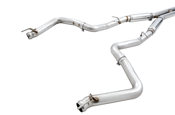 AWE Tuning 2015+ Dodge Challenger 6.4L/6.2L Supercharged Track Edition Exhaust - Use Stock Tips - Bull Strap
