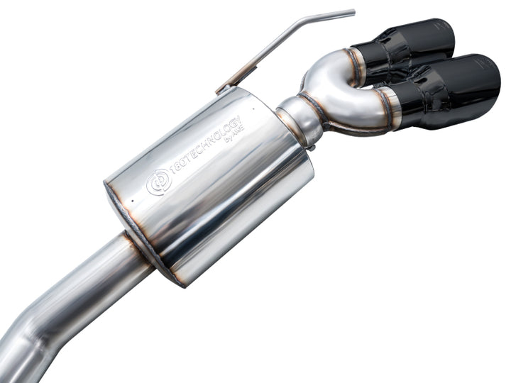 AWE Tuning 2020+ Ford Explorer ST Touring Edition Exhaust w/ Diamond Black Tips - Bull Strap