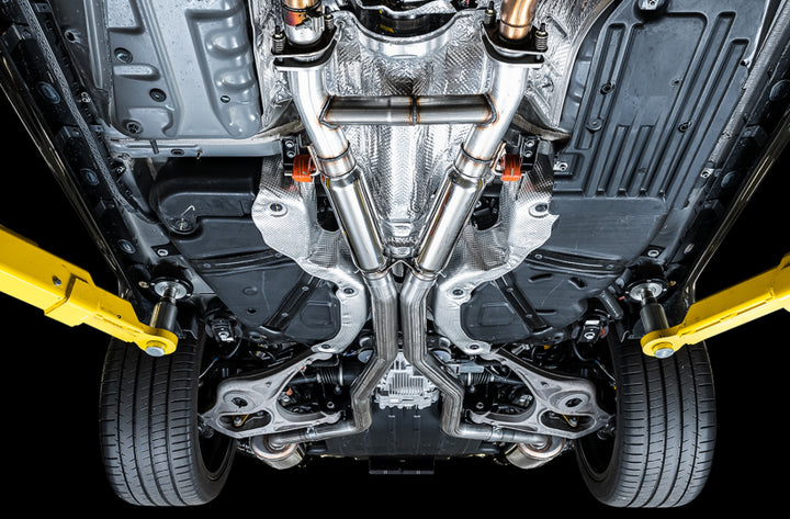 AWE Tuning 2020 Jeep Grand Cherokee SRT/Trackhawk Touring Edition Exhaust - Use w/Stock Tips - Bull Strap