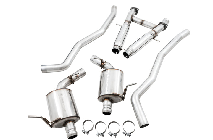 AWE Tuning 2020 Jeep Grand Cherokee SRT/Trackhawk Touring Edition Exhaust - Use w/Stock Tips - Bull Strap