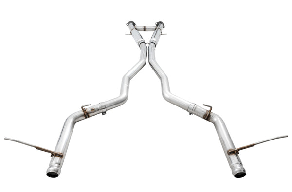 AWE Tuning 2020 Jeep Grand Cherokee SRT/Trackhawk Track Edition Exhaust - Use w/Stock Tips - Bull Strap