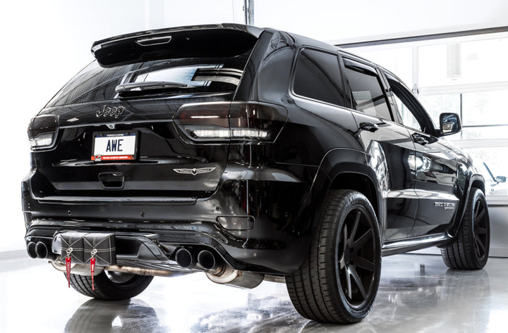 AWE Tuning 2020 Jeep Grand Cherokee SRT/Trackhawk Track Edition Exhaust - Use w/Stock Tips - Bull Strap