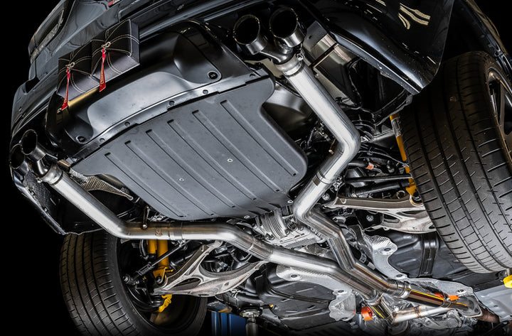 AWE Tuning 2020 Jeep Grand Cherokee SRT/Trackhawk Track Edition Exhaust - Use w/Stock Tips - Bull Strap