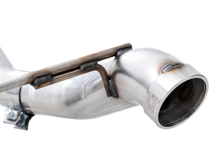 AWE Tuning 2021+ Ford Bronco 0FG Exhaust (No Tips) w/ Bash Guard - Bull Strap