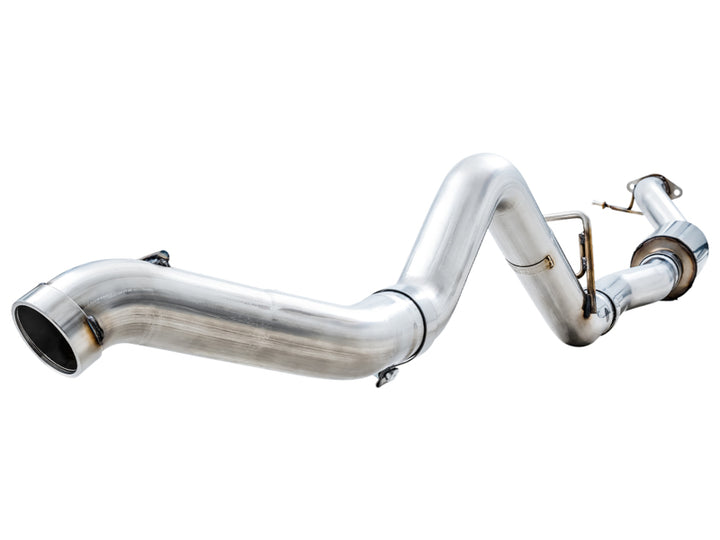AWE Tuning 2021+ Ford Bronco 0FG Exhaust (No Tips) w/ Bash Guard - Bull Strap