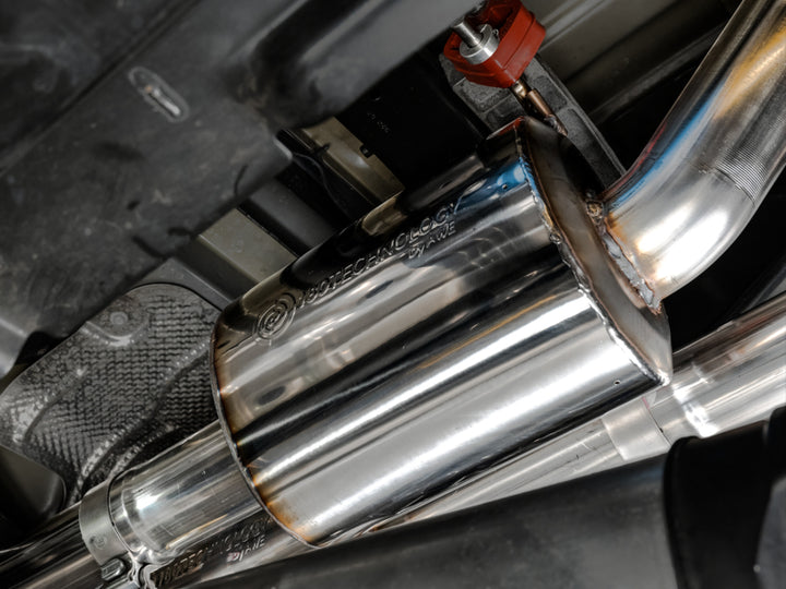 AWE Tuning 2021 RAM 1500 TRX 0FG Cat-Back Exhaust - Diamond Black Tips - Bull Strap