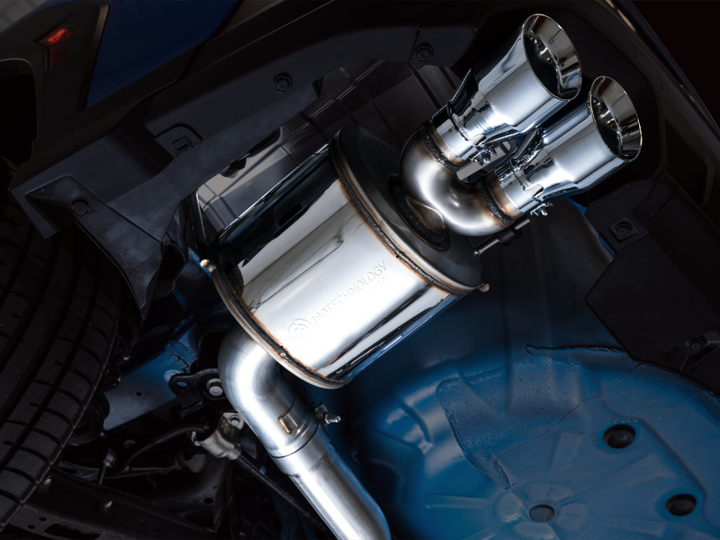 AWE Tuning 2022+ VB Subaru WRX Touring Edition Exhaust - Chrome Silver Tips - Bull Strap