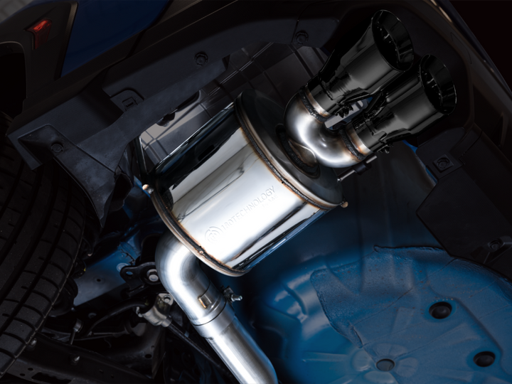 AWE Tuning 2022+ VB Subaru WRX Touring Edition Exhaust - Diamond Black Tips - Bull Strap