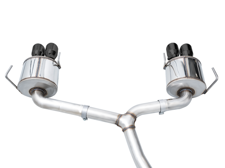 AWE Tuning 2022+ VB Subaru WRX Touring Edition Exhaust - Diamond Black Tips - Bull Strap