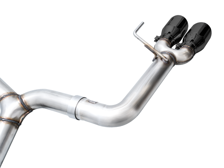 AWE Tuning 2022+ VB Subaru WRX Track Edition Exhaust - Diamond Black Tips - Bull Strap