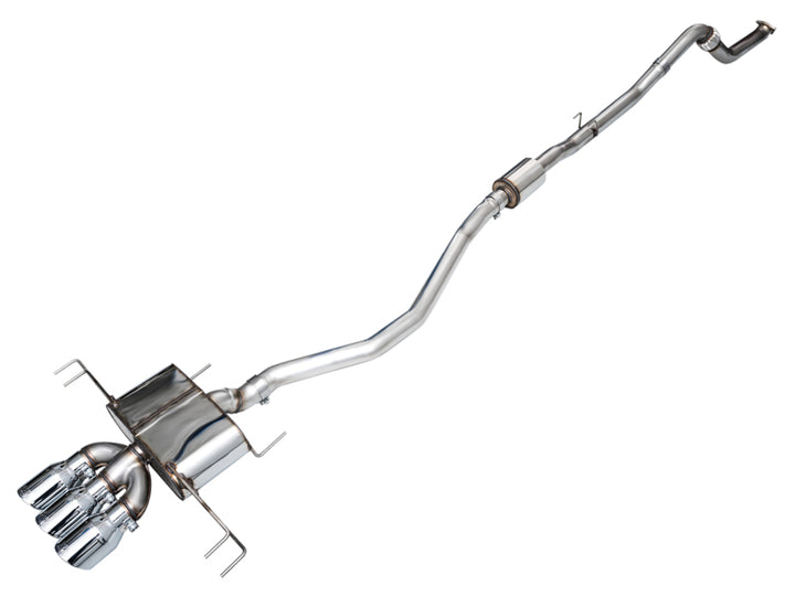 AWE Tuning 2023 Honda Civic Type R FL5 Touring Edition Exhaust w/ Triple Chrome Silver Tips - Bull Strap