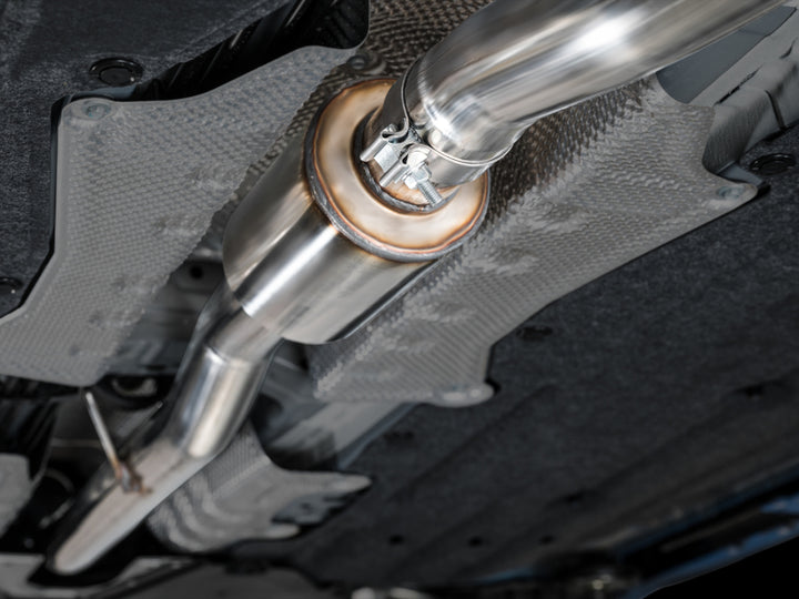 AWE Tuning 2023 Honda Civic Type R FL5 Touring Edition Exhaust w/ Triple Chrome Silver Tips - Bull Strap