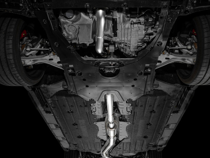 AWE Tuning 2024 Acura Integra Type S DE5 FWD Touring Edition Exhaust w/ Triple Diamond Black Tips - Bull Strap