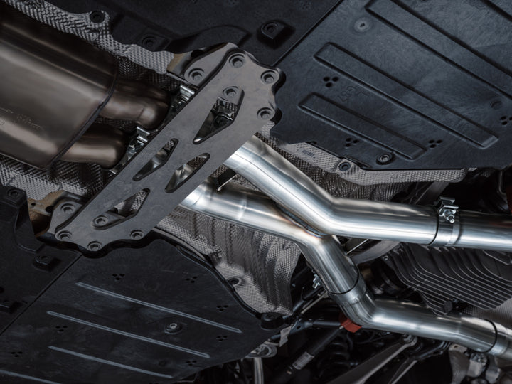 AWE Tuning 23-24 BMW G87 M2 SwitchPath Edition Exhaust - Diamond Black Tips - Bull Strap