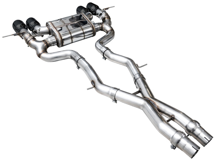 AWE Tuning 23-24 BMW G87 M2 SwitchPath Edition Exhaust - Diamond Black Tips - Bull Strap