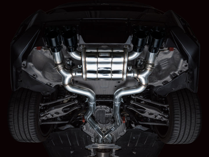 AWE Tuning 23-24 BMW G87 M2 SwitchPath Edition Exhaust - Diamond Black Tips - Bull Strap