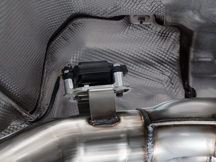 AWE Tuning 23-24 BMW G87 M2 Track Edition Exhaust - Diamond Black Tips - Bull Strap