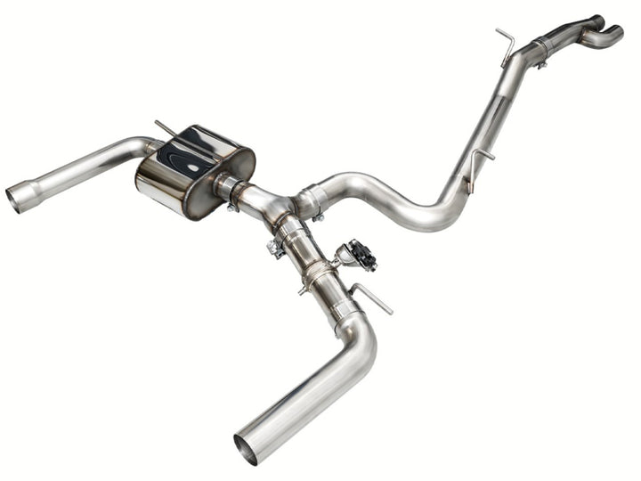 AWE Tuning Audi 22-23 8Y RS3 Cat-Back SwitchPath Exhaust (No Tips) - Bull Strap