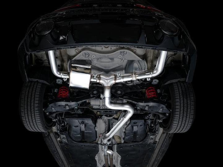AWE Tuning Audi 22-23 8Y RS3 Cat-Back SwitchPath Exhaust (No Tips) - Bull Strap