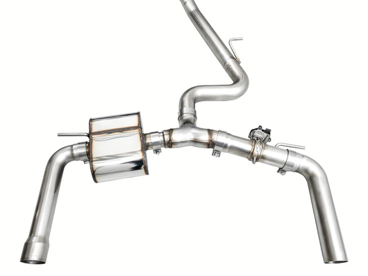 AWE Tuning Audi 22-23 8Y RS3 Cat-Back SwitchPath Exhaust (No Tips) - Bull Strap