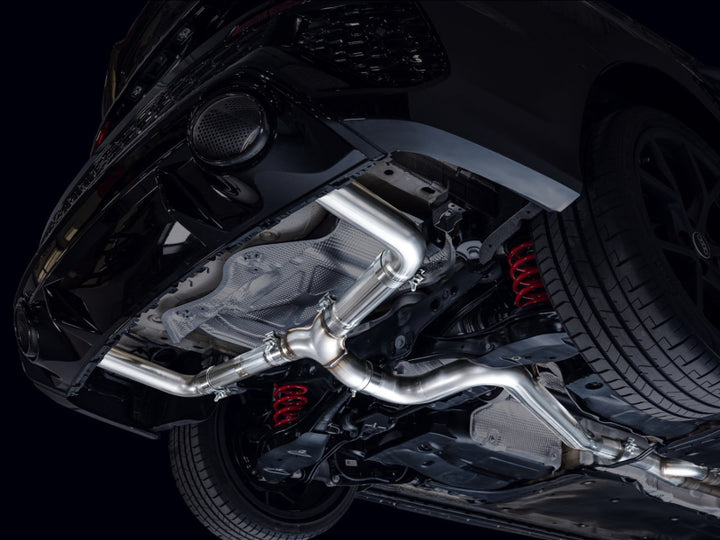 AWE Tuning Audi 22-23 8Y RS3 Cat-Back Track Edition Exhaust System - No Tips - Bull Strap