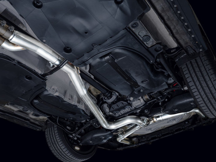 AWE Tuning Audi 22-23 8Y RS3 Cat-Back Track Edition Exhaust System - No Tips - Bull Strap