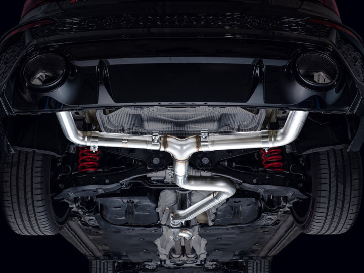 AWE Tuning Audi 22-23 8Y RS3 Cat-Back Track Edition Exhaust System - No Tips - Bull Strap