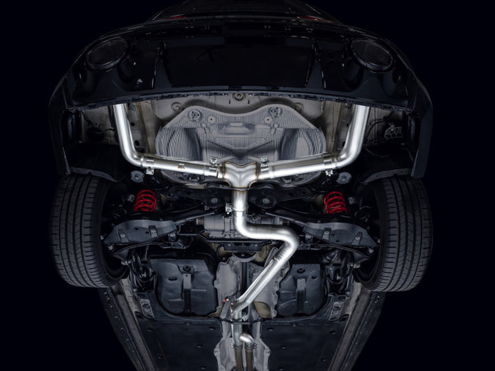 AWE Tuning Audi 22-23 8Y RS3 Cat-Back Track Edition Exhaust System - No Tips - Bull Strap