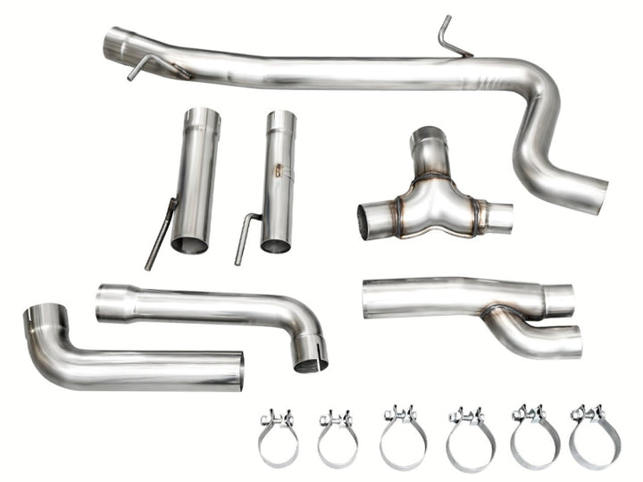 AWE Tuning Audi 22-23 8Y RS3 Cat-Back Track Edition Exhaust System - No Tips - Bull Strap