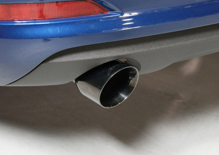 AWE Tuning Audi 8V A3 Touring Edition Exhaust - Dual Outlet Diamond Black 90 mm Tips - Bull Strap