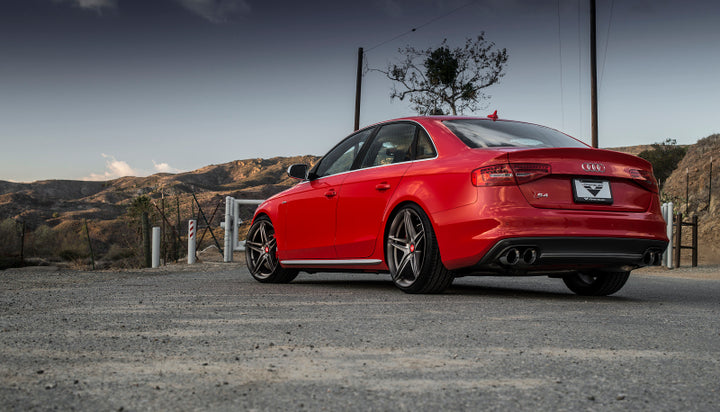 AWE Tuning Audi B8.5 S4 3.0T Touring Edition Exhaust System - Chrome Silver Tips (102mm) - Bull Strap