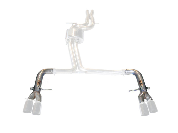 AWE Tuning Audi B8.5 S4/S5 Track Edition Conversion Kit for 102mm Tips - Bull Strap