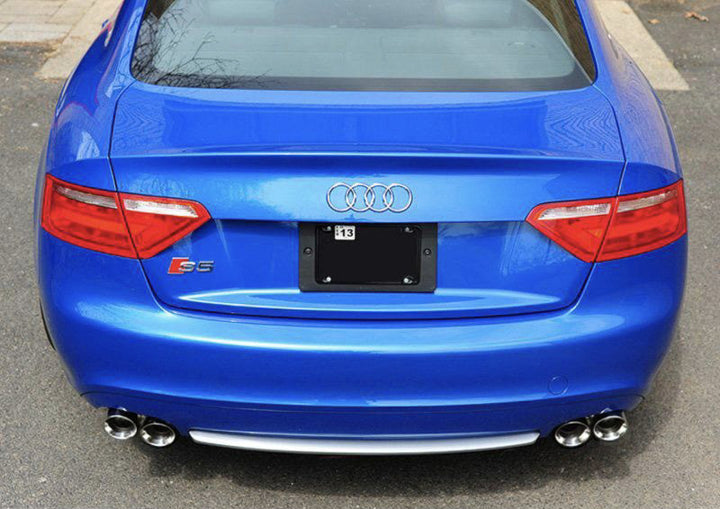 AWE Tuning Audi B8 S5 4.2L Track Edition Exhaust System - Diamond Black Tips - Bull Strap