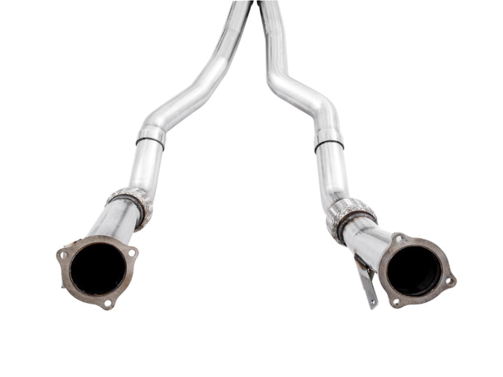 AWE Tuning Audi B9.5 RS5 Sportback Non-Resonated Touring Edition Exhaust - RS-Style Diamond Blk Tips - Bull Strap