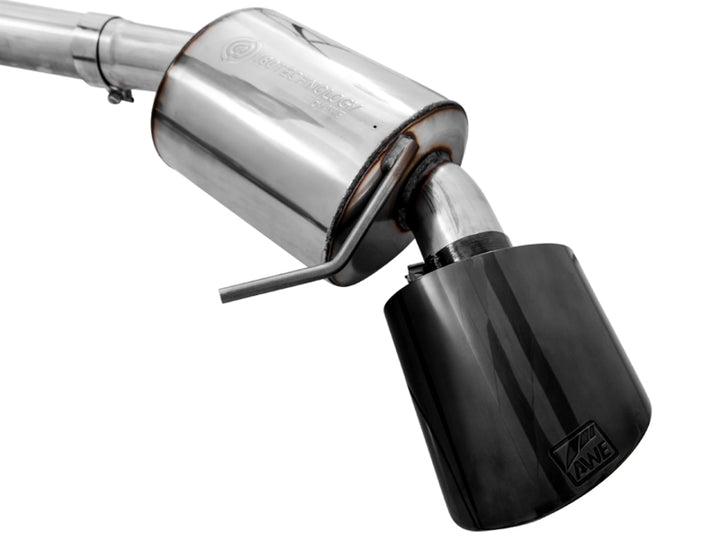 AWE Tuning Audi B9 RS 5 Sportback Touring Edition Exhaust-Non Resonated- Diamond Black RS Style Tips - Bull Strap
