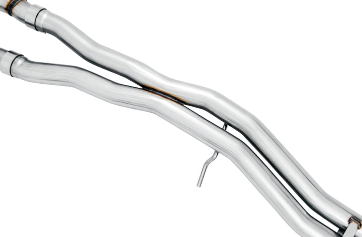 AWE Tuning Audi B9 SQ5 Non-Resonated Touring Edition Cat-Back Exhaust - No Tips (Turn Downs) - Bull Strap
