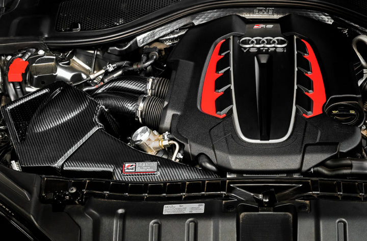 AWE Tuning Audi C7 S6 / S7 4.0T S-FLO Carbon Intake V2 - Bull Strap