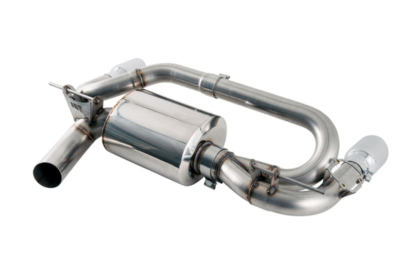 AWE Tuning BMW F22 M235i / M240i Touring Edition Axle-Back Exhaust - Diamond Black Tips (90mm) - Bull Strap