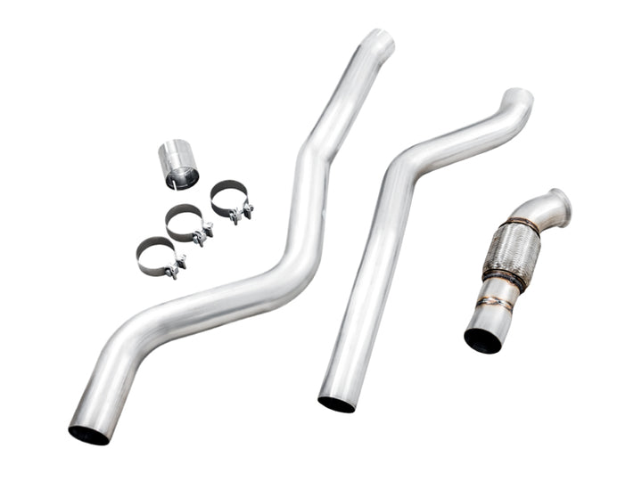AWE Tuning BMW F3X 335i/435i Performance Mid Pipe - Bull Strap
