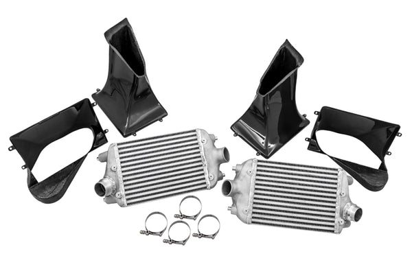 AWE Tuning Porsche 991 (991.2) Turbo/Turbo S Performance Intercooler Kit - Bull Strap
