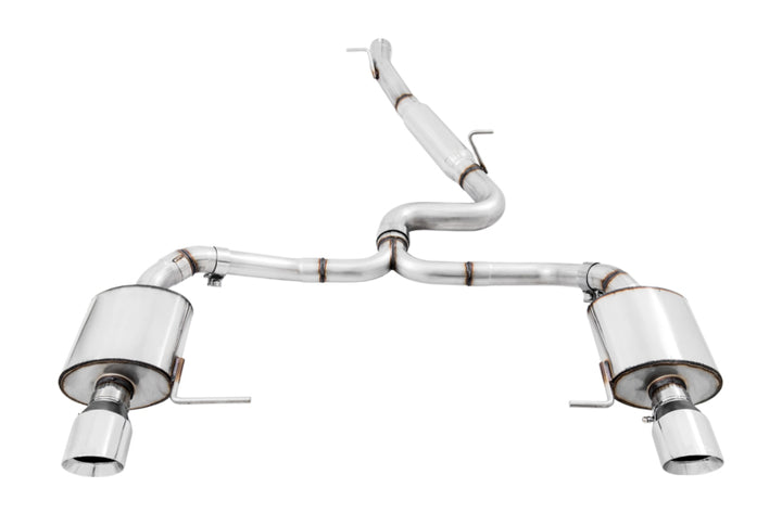 AWE Tuning VW MK7 Golf Alltrack/Sportwagen 4Motion Touring Edition Exhaust - Polished Silver Tips - Bull Strap