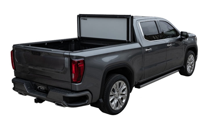 Access LOMAX Stance Hard Cover 19+ Chevy/GMC Full Size 1500 5ft 8in Box Black Urethane - Bull Strap