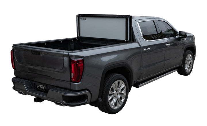Access LOMAX Stance Hard Cover 19+ Chevy/GMC Full Size 1500 5ft 8in Box Black Urethane - Bull Strap