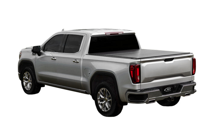 Access LOMAX Tri-Fold Cover 2019+ Chevy/GMC Full Size 1500 - 5ft 8in Box - Bull Strap