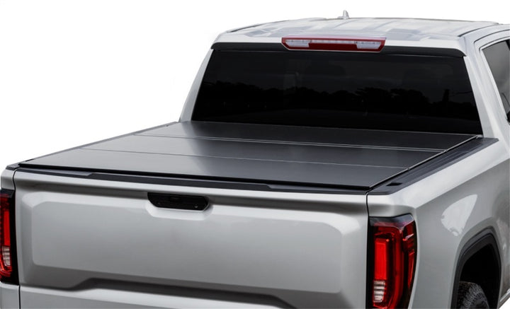 Access LOMAX Tri-Fold Cover 2019+ Chevy/GMC Full Size 1500 - 5ft 8in Box - Bull Strap