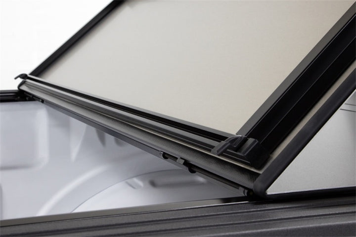 Access LOMAX Tri-Fold Cover 2019+ Chevy/GMC Full Size 1500 - 5ft 8in Box - Bull Strap