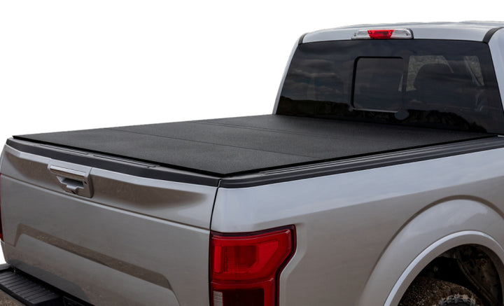 Access LOMAX Tri-Fold Cover 2022+ Nissan Frontier - 5ft Bed - Bull Strap