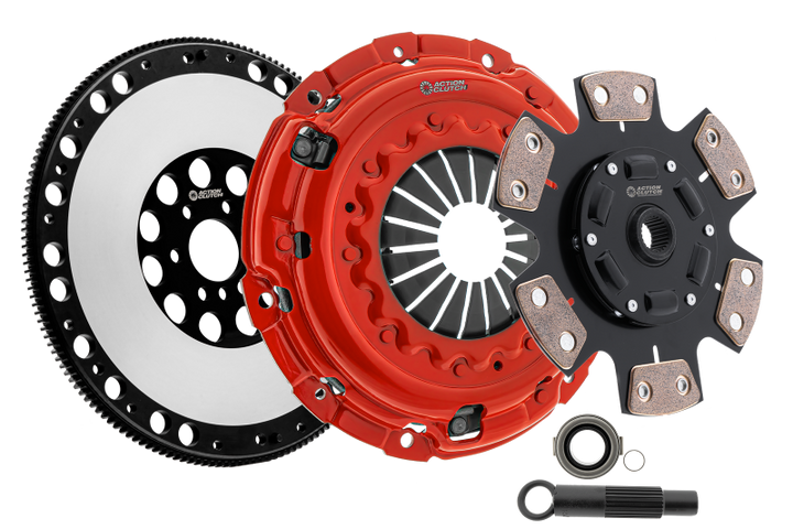 Action Clutch 02-06 Acura RSX 2.0L (K20A3) Stage 3 Clutch Kit (1MS) w/Lightened Flywheel - Bull Strap